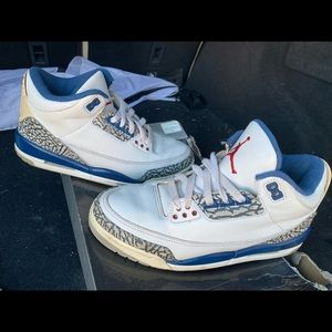 Nike Jordan retro 3’s true blue
